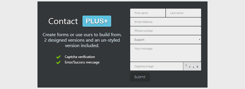 ContactPLUS - PHP Contact Form